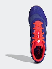 adidas Blue/White Predator Club in Sala Football Boots - Image 2 of 9