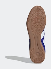 adidas Blue/White Predator Club in Sala Football Boots - Image 3 of 9
