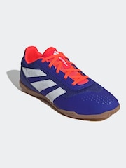 adidas Blue/White Predator Club in Sala Football Boots - Image 5 of 9