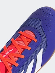 adidas Blue/White Predator Club in Sala Football Boots - Image 7 of 9