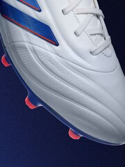 adidas White/Blue/Red Copa Pure 2 Club Turf Football Boots - Image 12 of 14