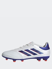 adidas White/Blue/Red Copa Pure 2 Club Turf Football Boots - Image 6 of 14