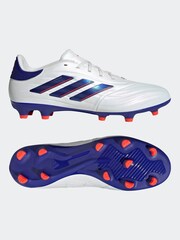adidas White/Blue/Red Copa Pure 2 Club Turf Football Boots - Image 7 of 14