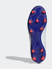 adidas White/Blue/Red Copa Pure 2 Club Turf Football Boots - Image 9 of 14