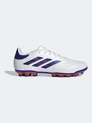 adidas White/Blue/Red Copa Pure 2 League 2G/3G Artificial Grass Boots - Image 1 of 9