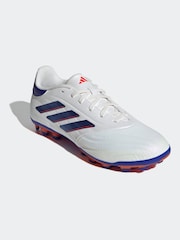 adidas White/Blue/Red Copa Pure 2 League 2G/3G Artificial Grass Boots - Image 5 of 9
