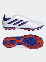 adidas White/Blue/Red Copa Pure 2 League 2G/3G Artificial Grass Boots - Image 9 of 9