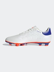adidas White/Blue/Red Copa Pure 2 Club Flexible Ground Boots - Image 2 of 10