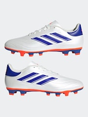 adidas White/Blue/Red Copa Pure 2 Club Flexible Ground Boots - Image 8 of 10