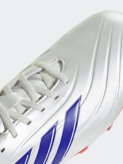 adidas White/Blue/Red Copa Pure 2 Club Flexible Ground Boots - Image 9 of 10