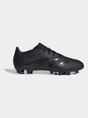 adidas Black/chrome Predator 24 Club Flexible Ground Boots - Image 1 of 11