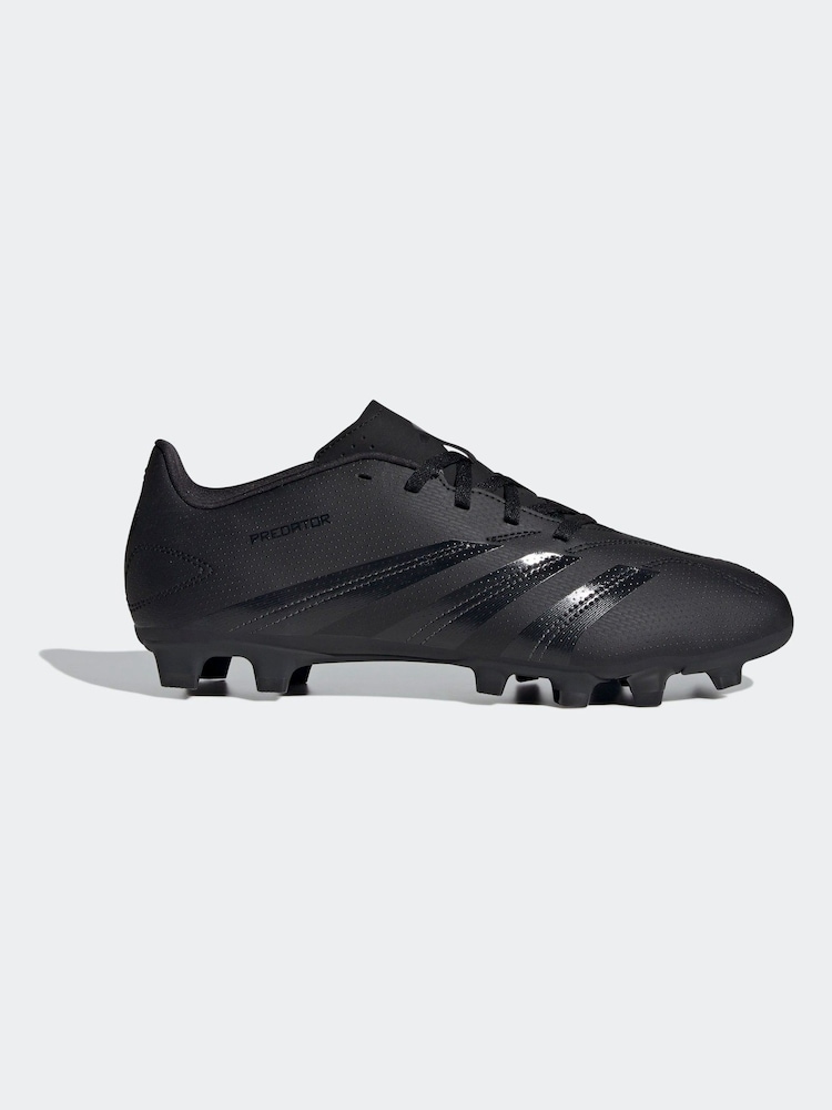adidas Black/chrome Predator 24 Club Flexible Ground Boots - Image 1 of 11