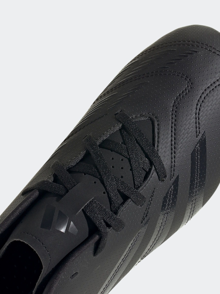 adidas Black/chrome Predator 24 Club Flexible Ground Boots - Image 11 of 11