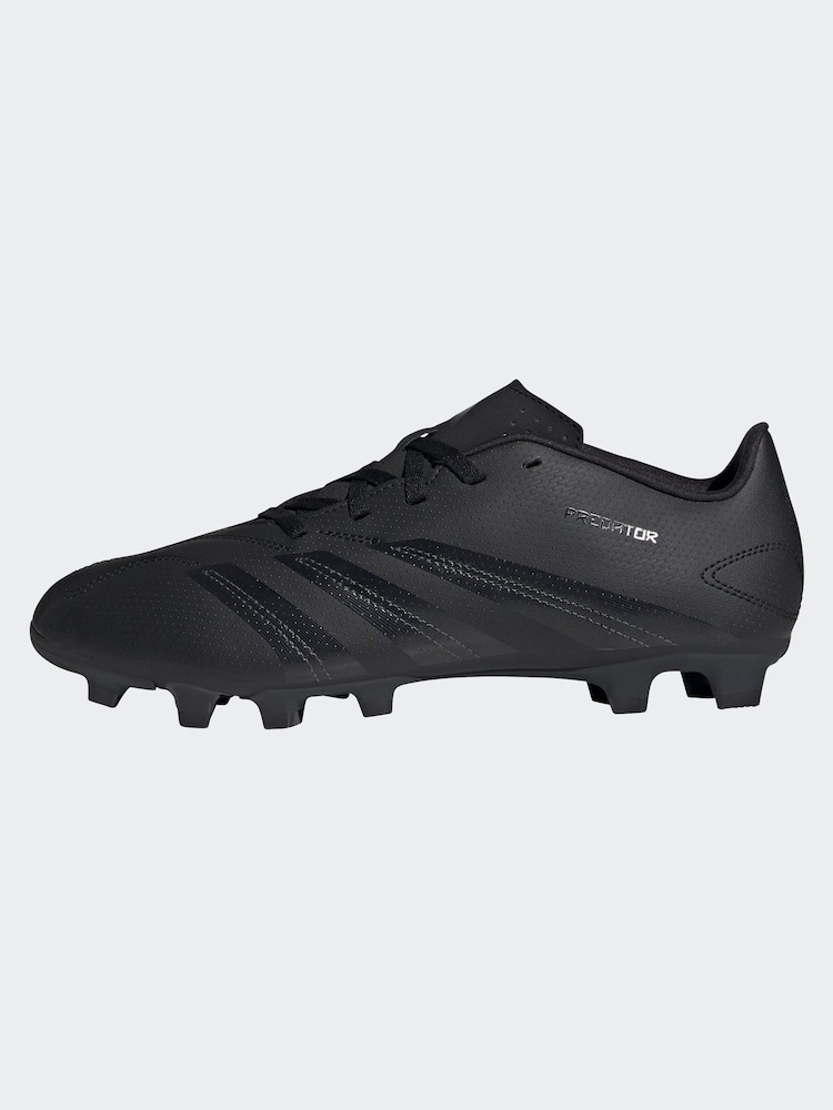adidas Black/chrome Predator 24 Club Flexible Ground Boots - Image 2 of 11