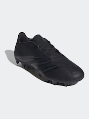 adidas Black/chrome Predator 24 Club Flexible Ground Boots - Image 4 of 11