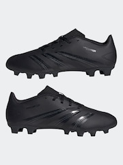 adidas Black/chrome Predator 24 Club Flexible Ground Boots - Image 6 of 11