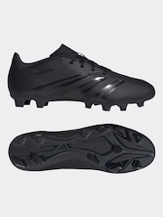 adidas Black/chrome Predator 24 Club Flexible Ground Boots - Image 7 of 11