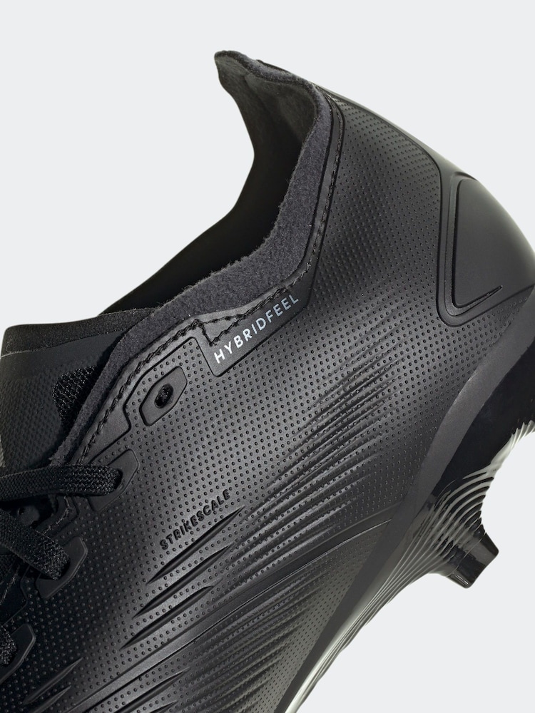 adidas Dark Black Predator League Firm Ground Football Boots - Image 11 of 11