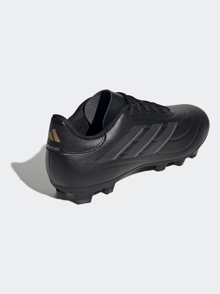 adidas Black/Gold Copa Pure 2 Club Flexible Ground Boots - Image 2 of 9