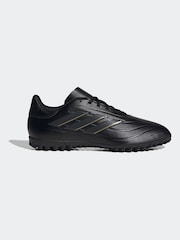 adidas Black/Gold Copa Pure 2 Club Turf Football Boots - Image 1 of 9