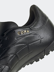 adidas Black/Gold Copa Pure 2 Club Turf Football Boots - Image 9 of 9
