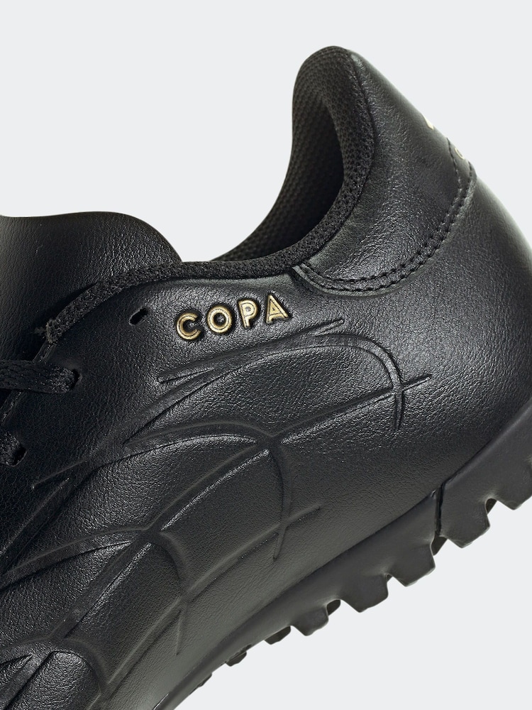 adidas Black/Gold Copa Pure 2 Club Turf Football Boots - Image 9 of 9