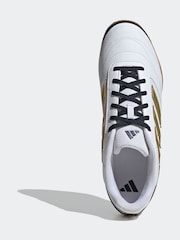 adidas White/Gold Super Sala II Indoor Football Boots - Image 8 of 9