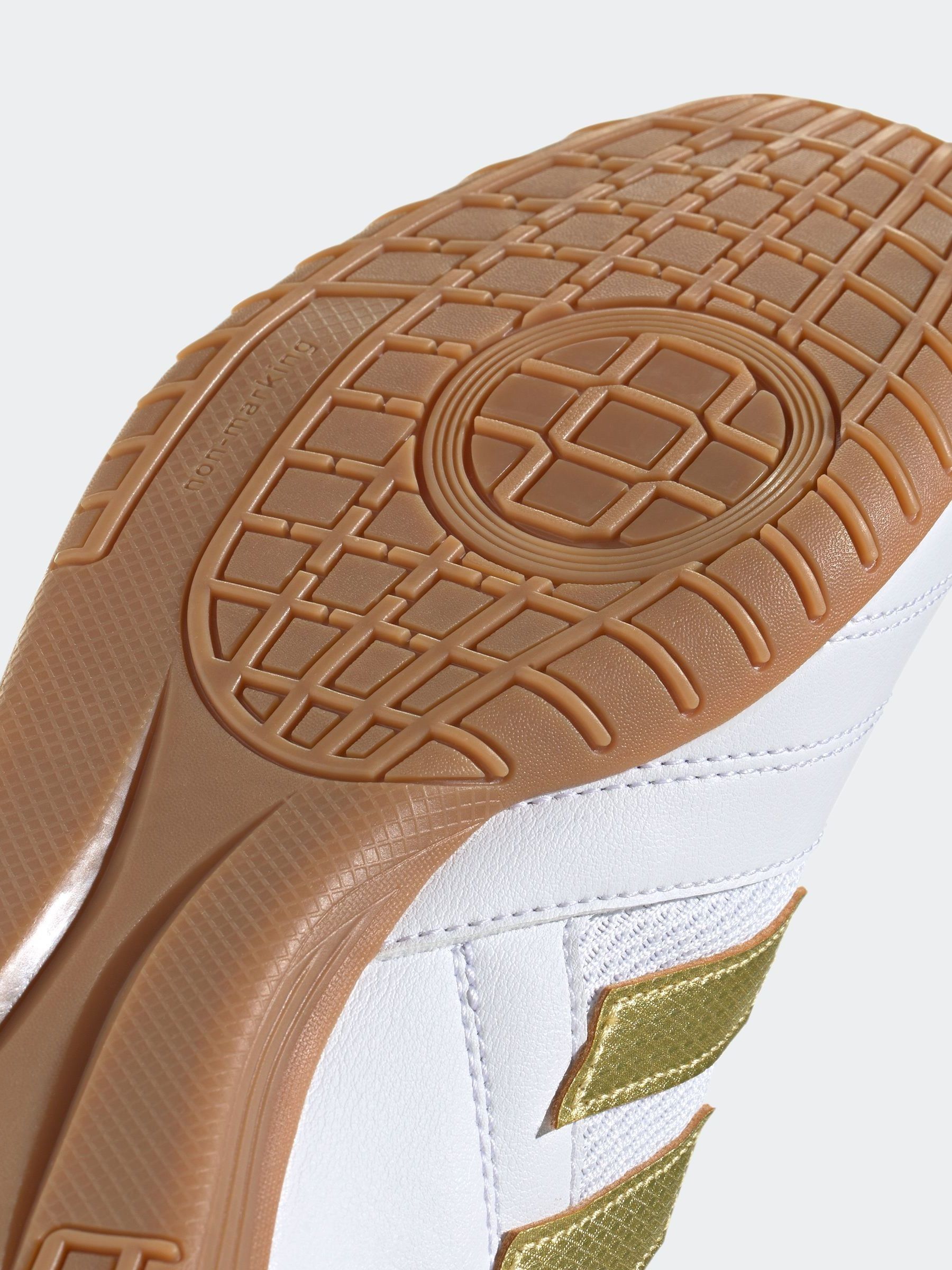 Buy adidas White Gold Super Sala II Indoor Football Boots from Next Luxembourg