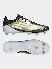 adidas Gold/White F50 League Messi Firm/Multi-Ground Boots - Image 12 of 20