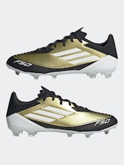 adidas Gold/White F50 League Messi Firm/Multi-Ground Boots - Image 14 of 20