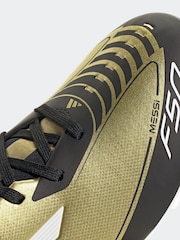 adidas Gold/White F50 League Messi Firm/Multi-Ground Boots - Image 17 of 20