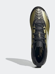 adidas Gold/White F50 Club Messi Turf Football Boots - Image 7 of 9