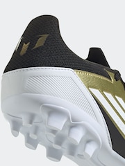 adidas Gold/White F50 League 2G/3G AG Messi Football Boots - Image 9 of 9