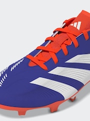adidas Blue/White Predator League Firm Ground Boots Kids - Image 2 of 10