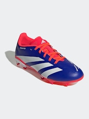 adidas Blue/White Predator League Firm Ground Boots Kids - Image 6 of 10