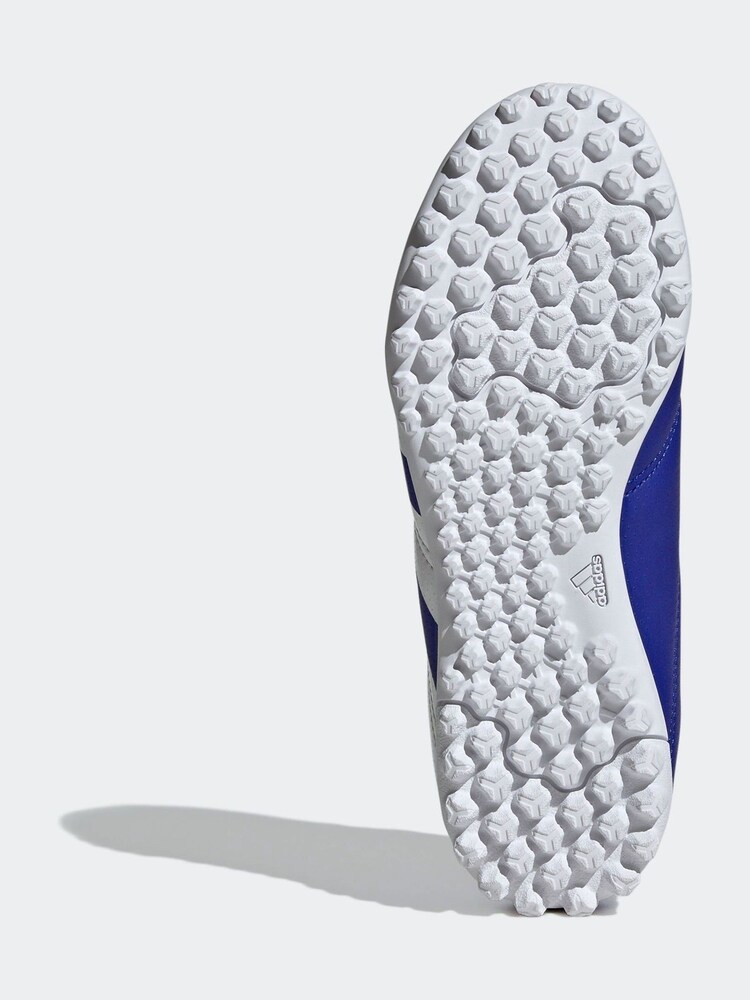 adidas Blue/White Kids Predator Club Turf Boots - Image 10 of 11