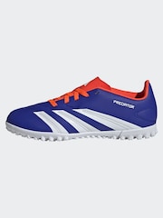 adidas Blue/White Kids Predator Club Turf Boots - Image 3 of 11