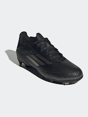 adidas Black/Gold Kids F50 League Firm / Multi Ground Cleats Football Boots - Image 3 of 10