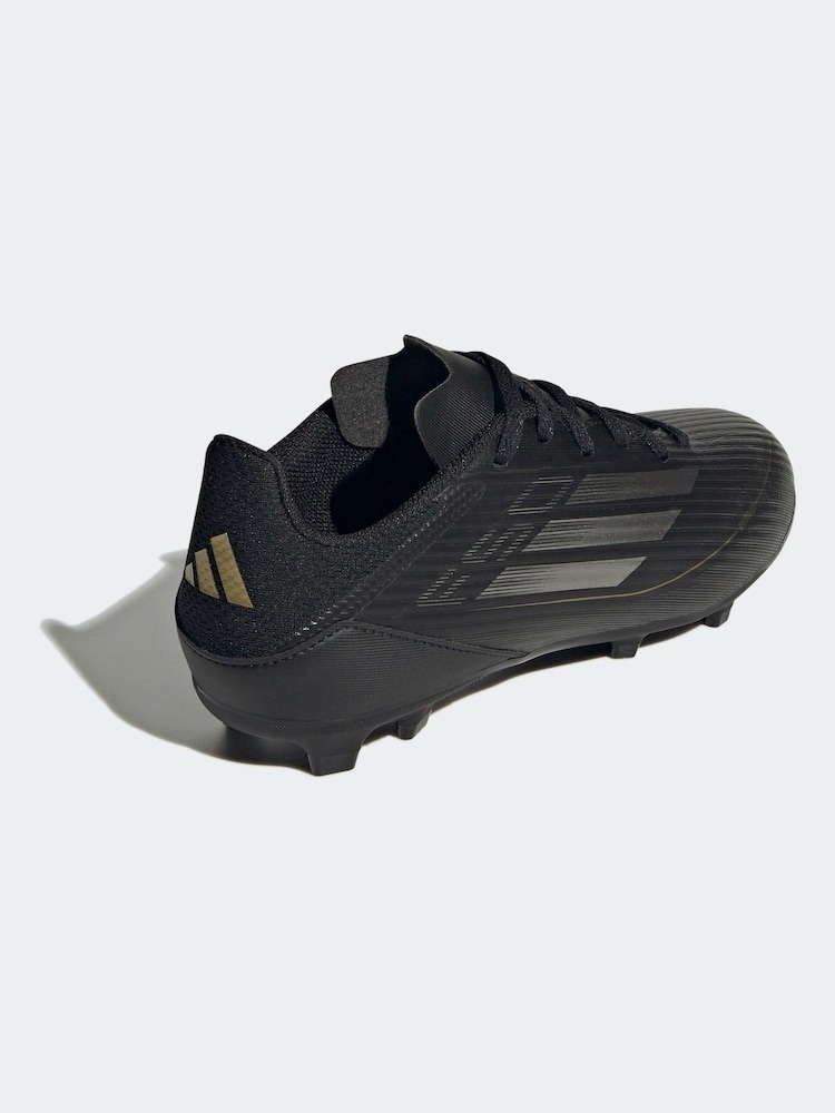 adidas Black/Gold Kids F50 League Firm / Multi Ground Cleats Football Boots - Image 4 of 10