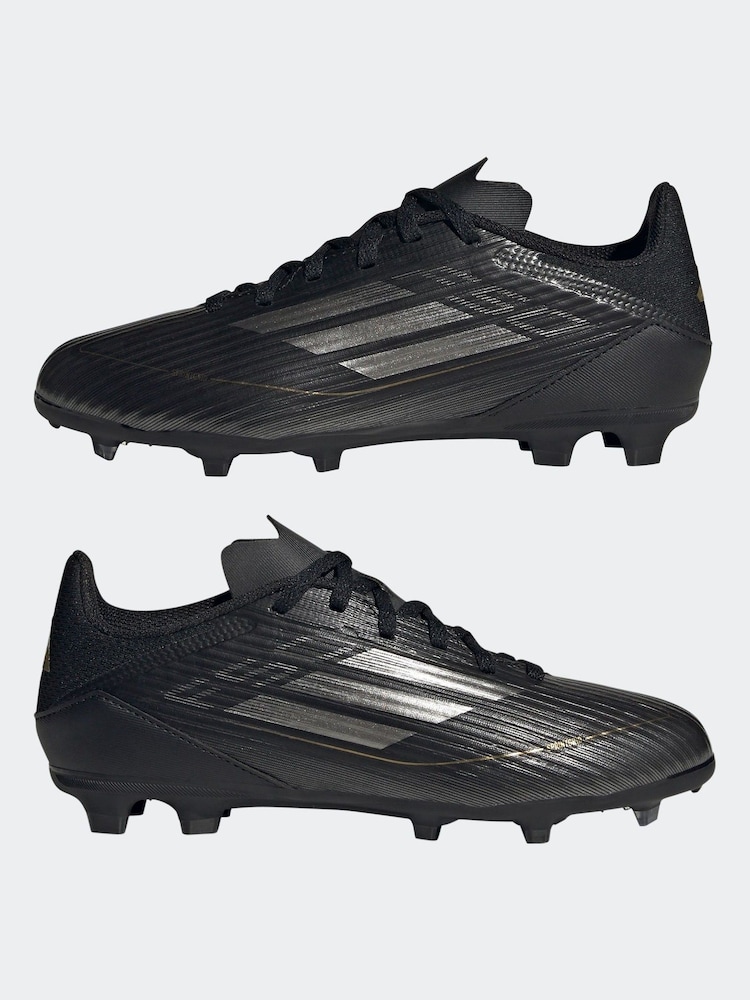 adidas Black/Gold Kids F50 League Firm / Multi Ground Cleats Football Boots - Image 5 of 10