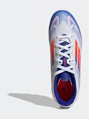 Weiß/Blau/Rot - adidas Kids F50 League Multi Ground Football Boots - Bild 6 von 9