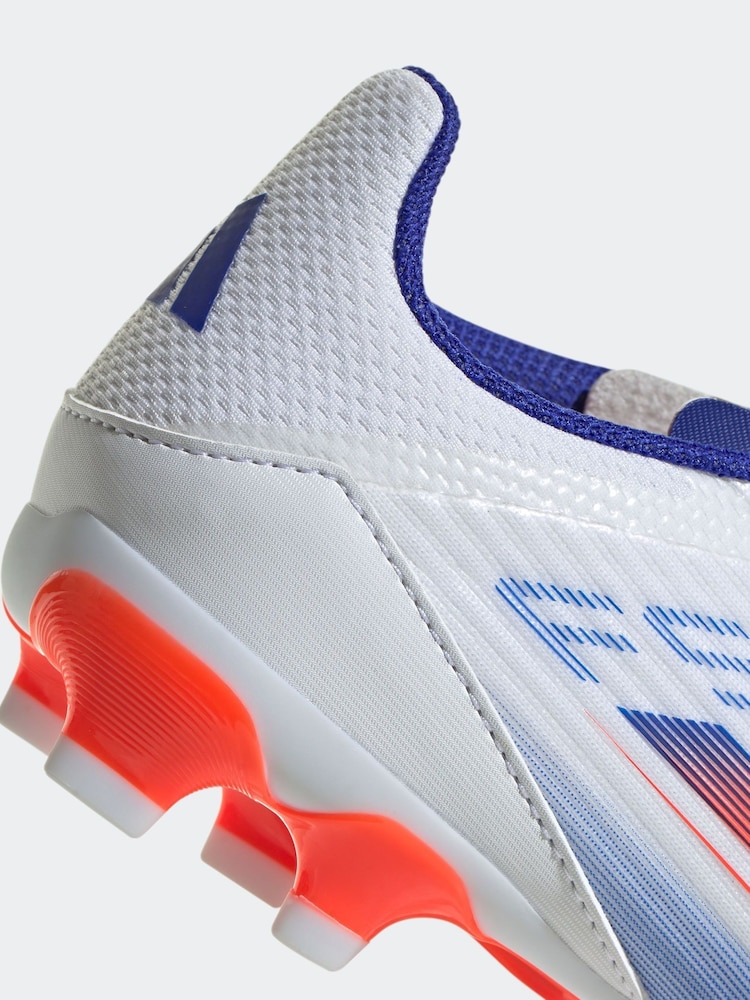Weiß/Blau/Rot - adidas Kids F50 League Multi Ground Football Boots - Bild 9 von 9