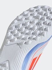 adidas White/Blue/Red F50 League Football Boots - Image 10 of 10