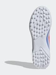 adidas White/Blue/Red F50 League Football Boots - Image 8 of 10