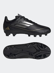adidas Black/Gold F50 Kids Club Flexible Ground Football Boots - Image 7 of 10
