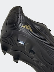 adidas Black/Gold F50 Kids Club Flexible Ground Football Boots - Image 9 of 10