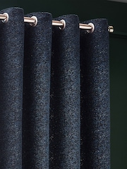 Riva Paoletti Galaxy Chenille Eyelet Curtains - 圖片 4，共 5