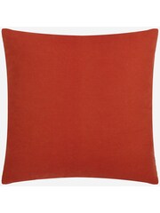 Wylder Nature Rust Autumn Walk Cotton Velvet 100% Cotton Cushion - Image 3 of 6