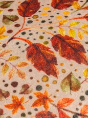 Wylder Nature Rust Autumn Walk Cotton Velvet 100% Cotton Cushion - Image 6 of 6