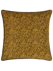 Riva Paoletti Gold Galaxy Chenille Piped Cushion - Image 2 of 5